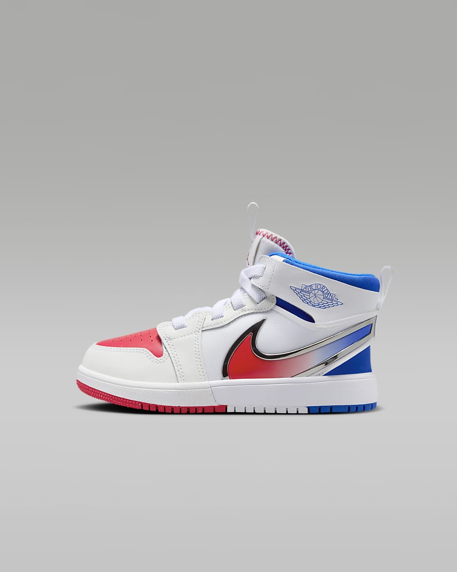 Jordan 1 Mid RM EasyOn Little Kids Shoes. Nike